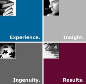 Experience. Insight. Ingenuity. Results.